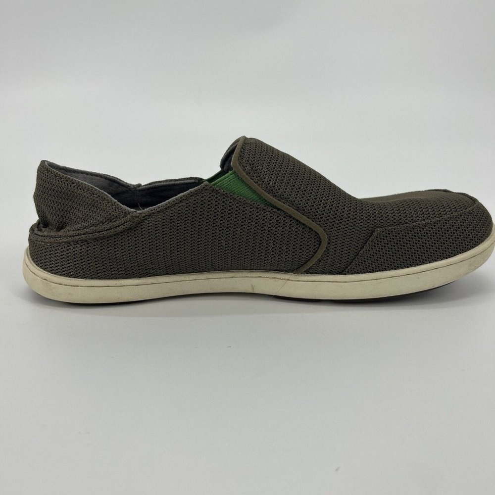 Olukai Shoes Mens‎ Size 9M EUR 42 Brown Nohea Mesh Slip On Sneaker